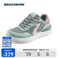 SKECHERS 斯凯奇 跑步鞋女2024年秋季时尚软底轻质减震透气运动鞋