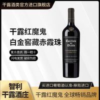 CONCHA Y TORO 干露 红魔鬼白金窖藏赤霞珠干红葡萄酒智利原瓶原装进口红酒750ml