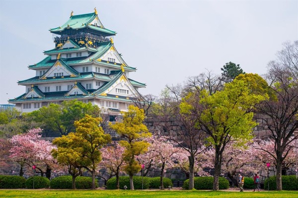 近地铁站/大阪城公园！圣诞春节不加价！日本大阪京阪天满桥酒店 小型双人床房 禁烟1晚（含大阪水上巴士船票等）