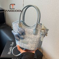 百亿补贴：Tangcool 唐酷 编织包包流行小众设计感新款手提时尚单肩百搭高级斜挎包水桶