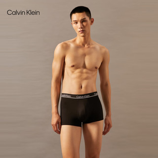 Calvin Klein内衣24秋季男士三条装ck提花轻薄低腰防夹臀内裤男NP2752O 0NJ-太空黑/星空灰/大理石灰 L