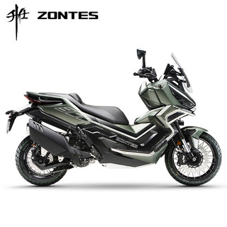 ZONTES 升仕 2024368G 高脚踏ADV踏板车（付款后45天内） 金石绿（矮版）