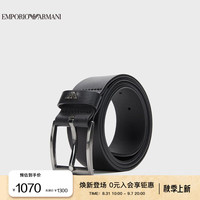 阿玛尼EMPORIO ARMANIEA男士腰带 80001黑色 90