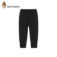 暇步士 童装儿童裤子男女大童简约舒适百搭休闲长裤 钻石黑C款 120cm