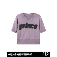 太平鸟太平鸟prince联名2024秋季字母线套衫A3EEE3317 浅紫 S