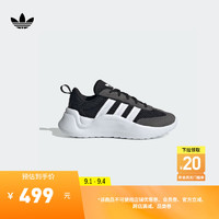 adidas adiFOM 70s魔术贴经典运动鞋男小童儿童阿迪达斯三叶草 一号黑/白/深灰 28码