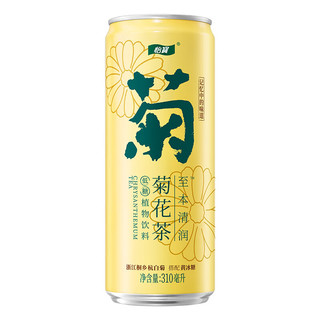 怡宝至本清润菊花茶植物饮料CAN装  310ml*6瓶 *2/箱