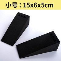 艾米优伽瑜伽辅具瑜伽斜板 EVA斜板瑜伽初学辅助工具瑜伽砖 黑色-小号（两个）