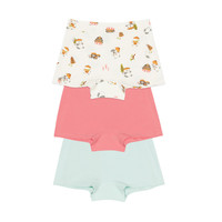 幼岚（ALLBLU）幼岚童装「Buka裤」儿童棉氨内裤24秋季不卡PP内裤3件装 女童熊猫侠客走江湖+桃粉+星光蓝  120cm