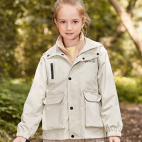 SNOWFLYING 雪中飞 X40535762FXT 儿童三合一防水冲锋衣 米白色 160码