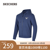 斯凯奇（Skechers）斯凯奇外套男女2024年P424M147 深钴蓝/02QT S