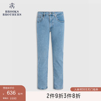 布克兄弟（BrooksBrothers）男士24春夏经典纯色休闲牛仔裤 4000-亮蓝色 30/32