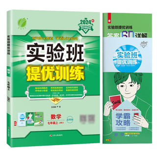 2024秋 实验班提优训练 七年级上册 数学苏科版 强化拔高同步练习册