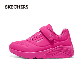 斯凯奇（Skechers）中大童百搭舒适鞋子310451L 桃红色/HPK 33码