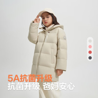 波司登秋冬羽绒服男女儿童5A抗菌三防90绒舒适百搭保暖外套T30142560E 浅绒棕7955 150/72