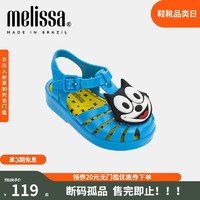 Melissa梅丽莎品牌孤品拖/凉鞋款小童外穿时尚QC 蓝色/黄色/白色53620 27