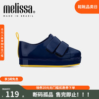 Melissa梅丽莎品牌孤品拖/凉鞋款小童外穿时尚QC 蓝色/黄色 21