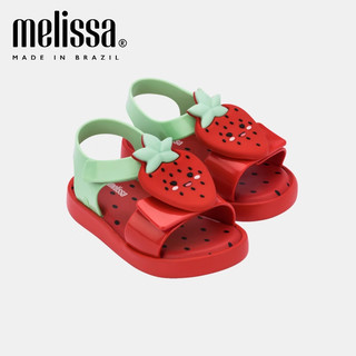 Melissa梅丽莎品牌孤品拖/凉鞋款小童外穿时尚QC 粉红色/白色50552 19/20