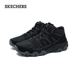 斯凯奇（Skechers）炫酷厚底户外鞋237612 黑色/炭灰色/BKCC 39