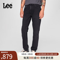 Lee24早秋726中腰直脚黑灰色男牛仔裤潮LMB1007263YS 黑灰色 34