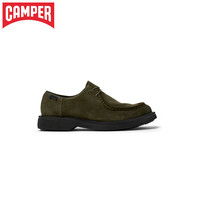 CAMPER 看步 Norman男鞋新款商务增高皮鞋圆头软底高级低帮复古通勤时尚休闲鞋 K100999-001 绿色 41