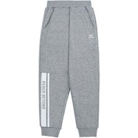 美津浓（MIZUNO）儿童卫裤年春秋加绒加厚保暖男童女童运动裤 花灰 120cm (身高115cm-125cm)