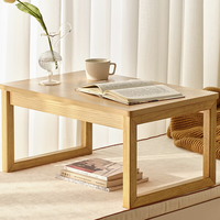 QuanU 全友 600656XJ 北欧飘窗桌 原木色 65*40*31cm