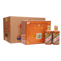 MOUTAI 茅台 甲辰龙年 53度 酱香型白酒 375ml*2瓶*4盒