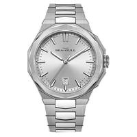 SEA-GULL 海鸥 卓尔系列 40毫米自动上链腕表 836.12.1140 冰峰银