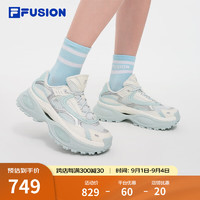 FILA FUSION 欧阳娜娜同款斐乐潮牌BIANCO厚底女鞋2024硬糖鞋三代 杰出白/雪白-BB 39