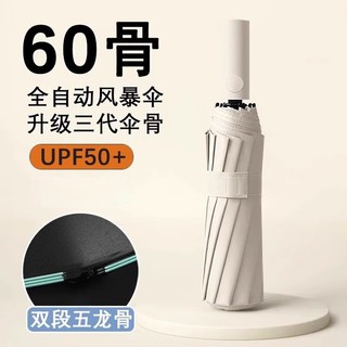 88VIP：Tianwei umbrella 天玮伞业 60骨加固加大晴雨两用防紫外线全自动雨伞