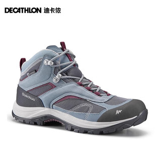 DECATHLON 迪卡侬 男女登山鞋户外防水防滑耐磨秋冬中帮徒步鞋 MH100中帮 男款-卡其绿 42