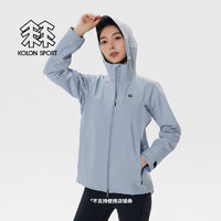 KOLON SPORT 可隆1992 C-KNIT冲锋衣 女子户外戈尔防水夹克 LKGJ4AN168-LB 浅蓝色 XS 155/80A