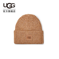 UGG秋季男女通用配件帽子温暖多色潮流时尚粗罗纹帽针织帽 20061