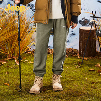 Jeep吉普童装男童裤子2024秋季儿童运动长裤户外帅气束脚卫裤 军绿 150cm 【身高145-155】