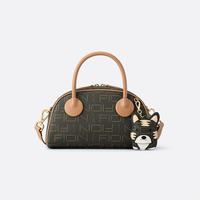 经典老花波士顿包保龄球包女士包包单肩包斜挎包手提背提包