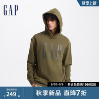 Gap男女装2024初秋新款字母logo印花609135