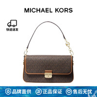 MICHAEL KORS 迈克·科尔斯 MK Bradshaw 小号logo老花链条单肩斜挎女包 30S1G2BL1B