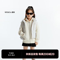 little MO&Co.REEBOK联名系列 little moco童装男女童防泼水无袖背心马甲棉服 米杏色 120/60