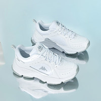 KAPPA卡帕男鞋老爹鞋2024秋季鞋子男运动跑步鞋舒适百搭休闲鞋 漂白 39