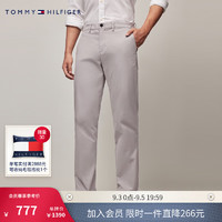 TOMMY HILFIGER【直筒西裤】24秋冬男经典合身直筒商务休闲裤78J1763 浅灰色8X2 40