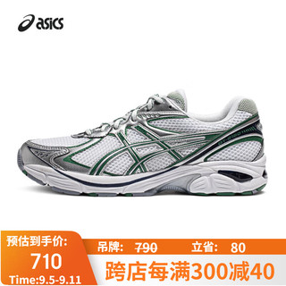 ASICS 亚瑟士 男女复古时尚运动休闲鞋 GT-2160 白色//绿色 42