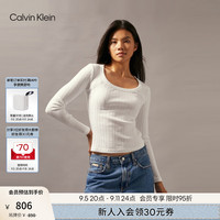                                     Calvin Klein Jeans24秋季女士休闲通勤... YAF-月光白 XS
