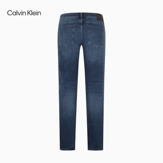 Calvin Klein Jeans【磨绒保暖】24秋季男士ck休闲弹力合体牛仔裤J326413 1BJ-牛仔蓝 34