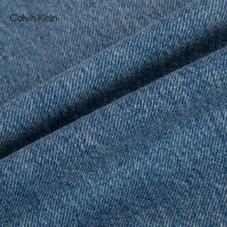 Calvin Klein Jeans24秋季男士ck美式复古经典铆钉扣纯棉牛仔外套40EM799 Q24-牛仔浅蓝 L