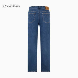 Calvin Klein Jeans【磨绒保暖】【复刻90系列】24秋季男ck直筒牛仔裤J326669 1A4-牛仔蓝 34