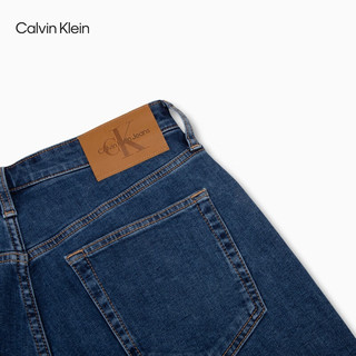 Calvin Klein Jeans【磨绒保暖】【复刻90系列】24秋季男ck直筒牛仔裤J326669 1A4-牛仔蓝 34