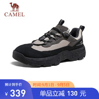 骆驼（CAMEL）户外徒步防水防撞厚底低帮登山鞋男 G14A171689 灰/黑 42 