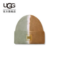 UGG秋季新款男女通用时尚舒适休闲扎染罗纹渐变色针织帽 100800 CHMU