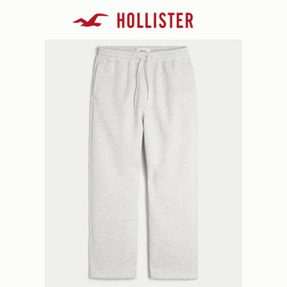 HOLLISTER24秋冬美式抓绒宽松抽绳运动裤卫裤 男 KI334-4096 麻灰色 S (175/76A)